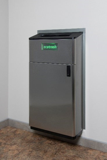 ecotrash® PTC®, paper towel compactor – 6” in-wall model