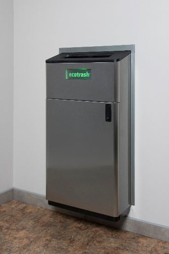 ecotrash® PTC®, paper towel compactor – 8” in-wall model